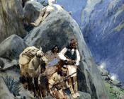 亨利法尼 - Apache Indians in the Mountains